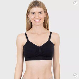 Women's black Pumping + Nursing Hands Free Bra | Kindred Bravely